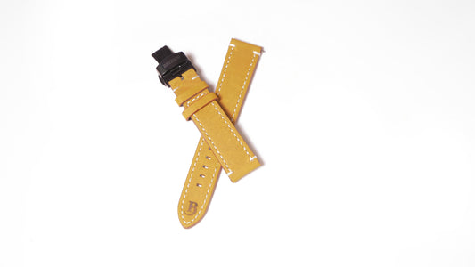 Light brown leather strap